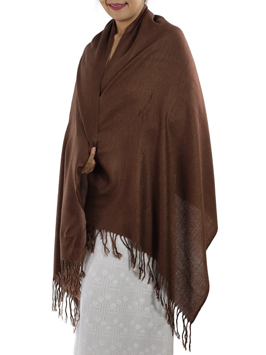 Brown Pashmina Scarf