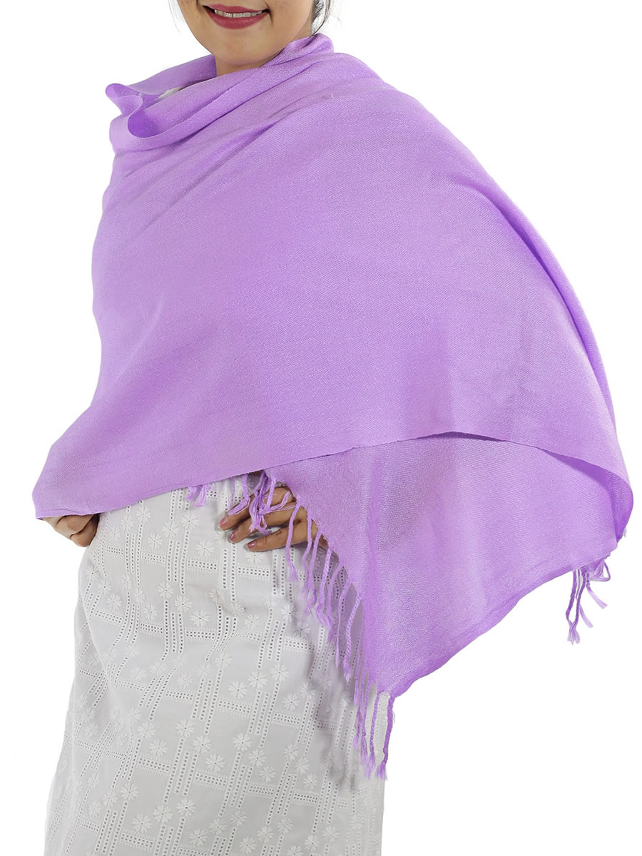 Lavender Pashmina Scarf: image 2