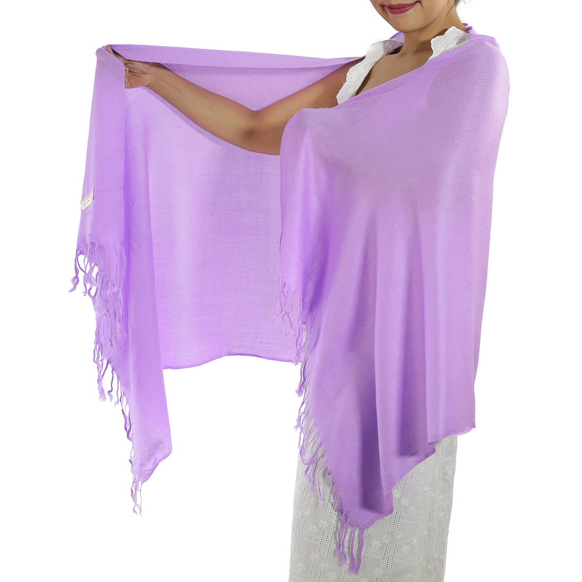 Lavender Pashmina Scarf: image 4