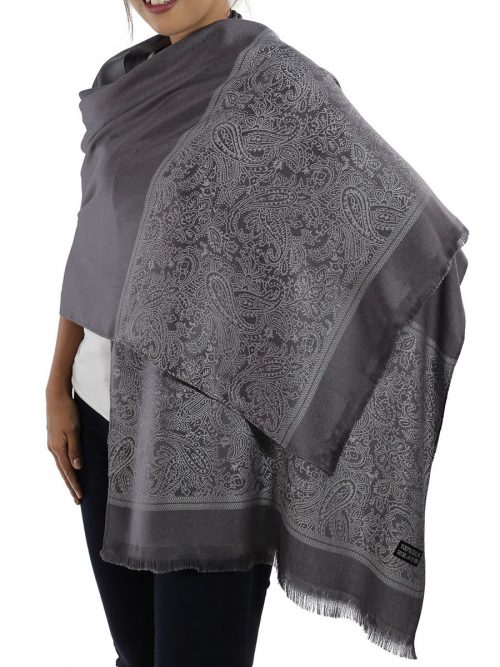 Silk Shawl, Blue: image 4