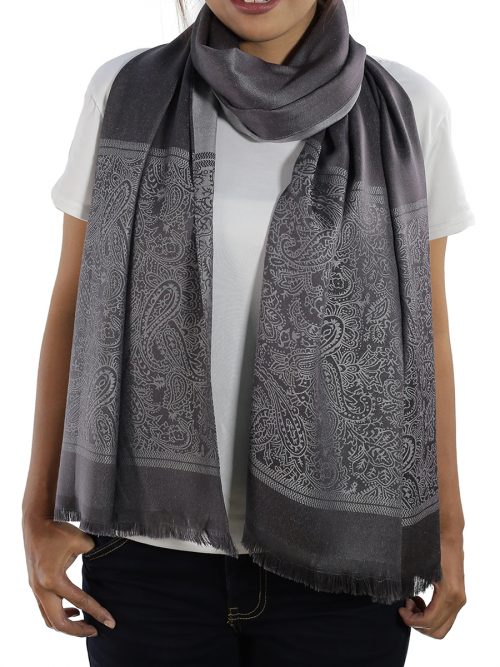 Silk Shawl, Blue: image 14