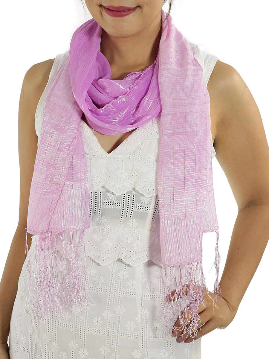 Silk Scarf, Baby Blue