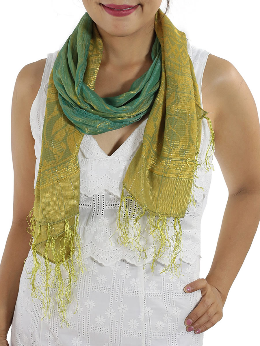Silk Scarf, Baby Blue