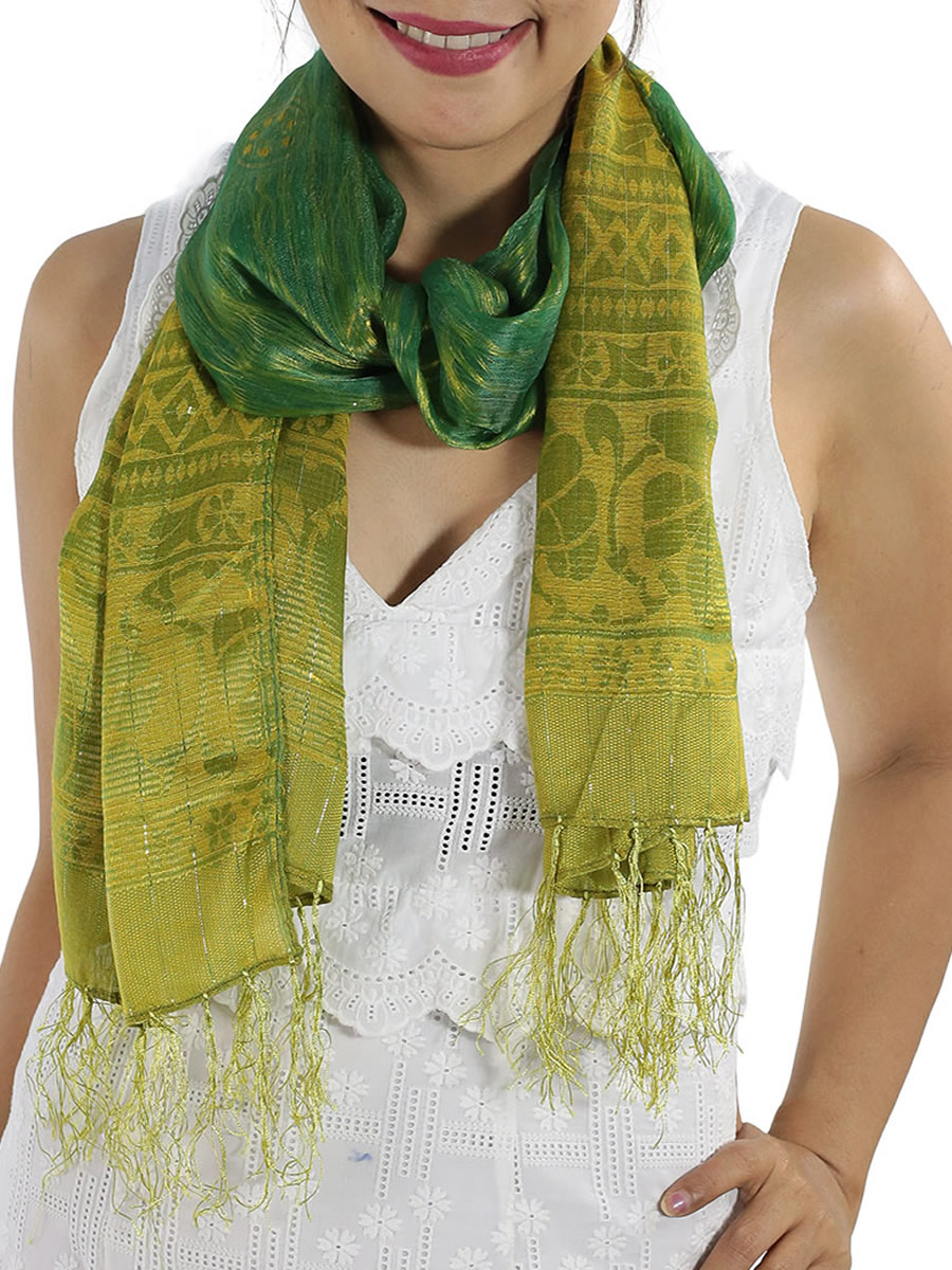 Silk Scarf, Baby Blue: image 8