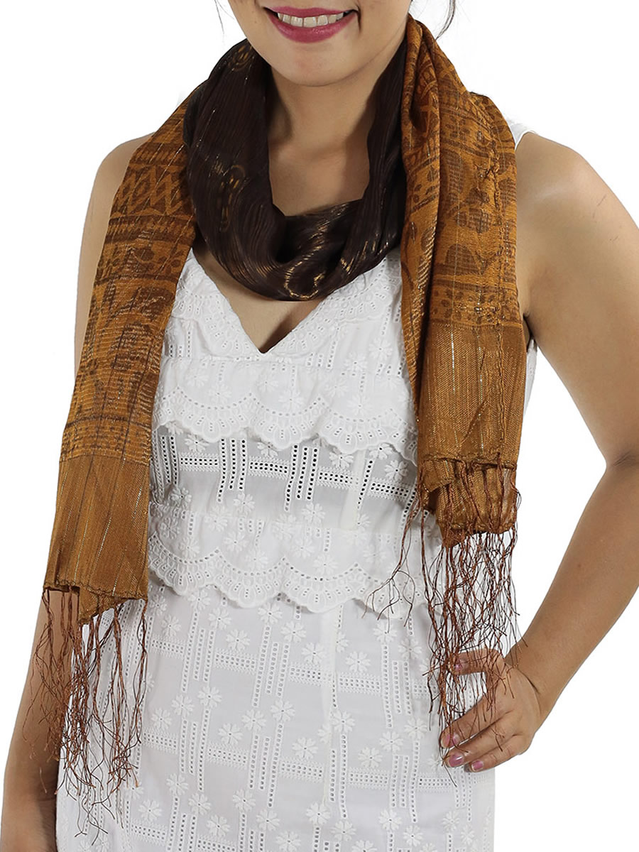 Silk Scarf, Baby Blue: image 10