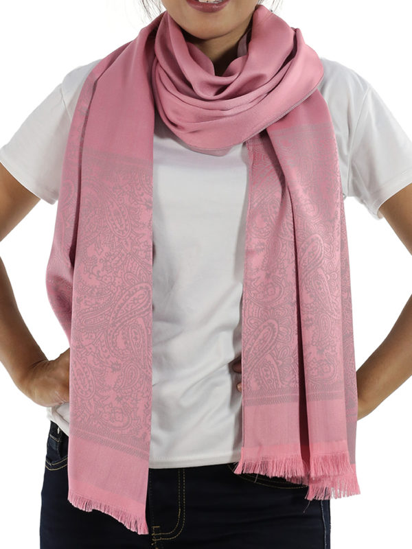 buy pink silk shawls